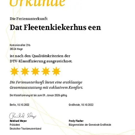 Fleetenkiekerhus 1 * Hage