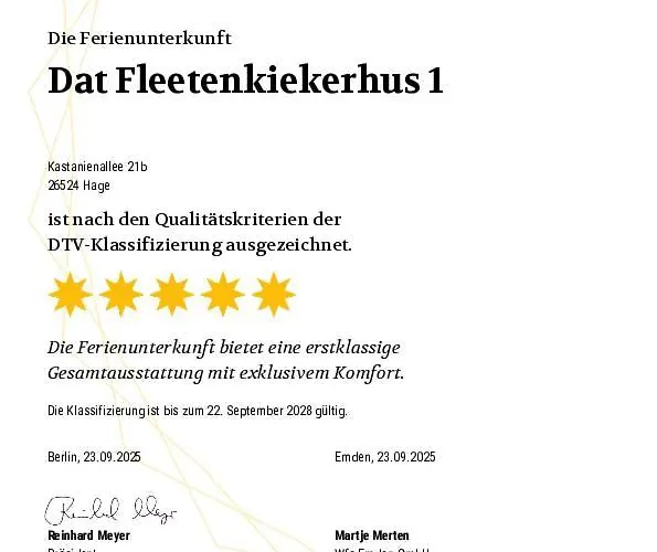 Fleetenkiekerhus 1 Feriehus Hage